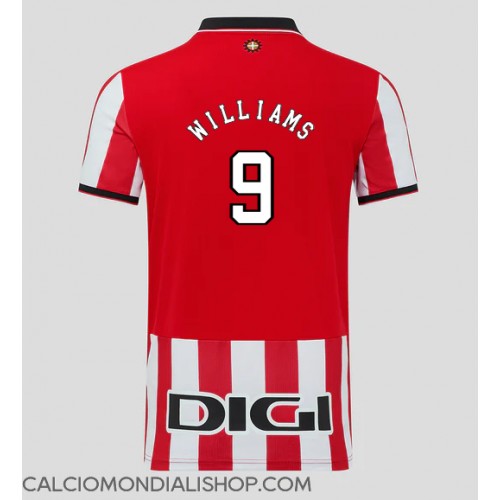 Maglie da calcio Athletic Bilbao Inaki Williams #9 Prima Maglia 2025-26 Manica Corta